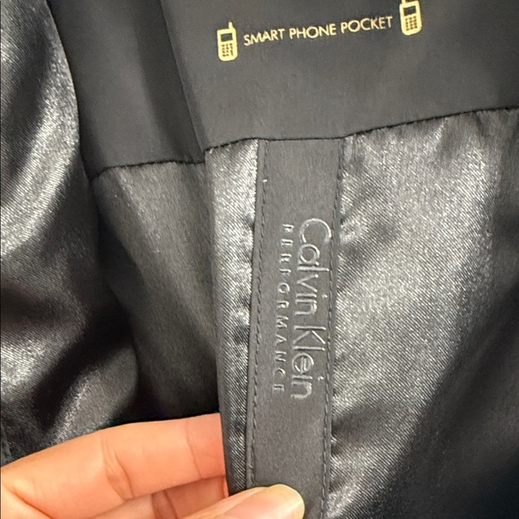 Calvin Klein Performance Black Hooded Puffer Jacket - Picture 11 of 13